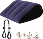 Inflatable Sex Wedge Pillow with Straps – Position Support Cushion for Couples