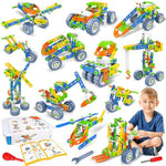 12 In 1 Stem Toys For 4 5 6 7 8+ Year Old Boy Gifts, 152 Pcs Educational Building Toys For Kids Ages 4-8 5-7 8-12, Building Blocks Stem Kits Activities Construction Toy For Boys Birthday Gifts