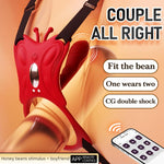 App Control Wearable Vibrator Hands Free Panty Quiet Butterfly Vibrator for Female Clitoris Penis Stimulator G Spot Vibrator Sexual Pleasure BDSM Adult Sex Toys for Couples Rechargeable Waterproof