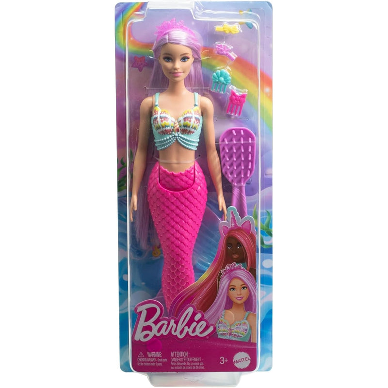 Barbie Unicorn Doll with 7-Inch-Long Magenta Fantasy Hair & Colorful Access