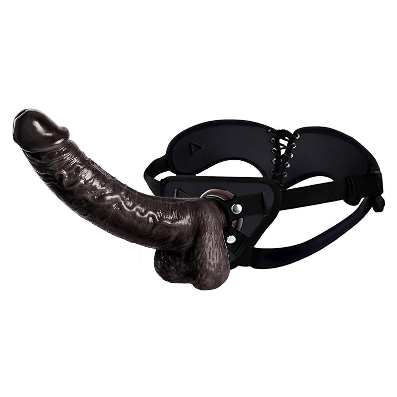 Strap On Dildo Realistic Dildo With Wearable Harness Anal Sex Toy For Women Or Lesbian 7.6 Inches Anal Dildo With Suction Cup Toy G Spot Vibrator Clitoral Stimulatior Adult Toys For Women