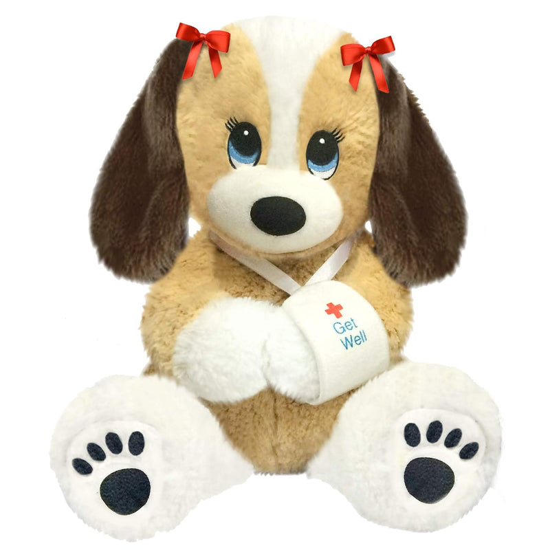 13" Melancholy Melanie Puppy Dog, Multicolor