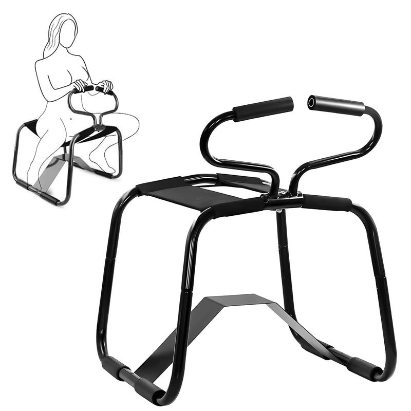 Multifunctional Sex Chair, Upgraded Weightless Sex Bench Adjustable Sex Stool With Elastic Bands Sex Seat For Couples Sex Position Enhancer, Dildo Chair Novelty Riding Sex Toys For Adult Bedroom Games