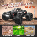 20208 1/20 Scale Brushless Fast Rc Cars For Adults, Max 45Kmh High Speed Moster Rc Buggy,Hobby Rc Trucks 4X4 Offroad,All Terrain Rtr Remote Control Car With 2 Bettery