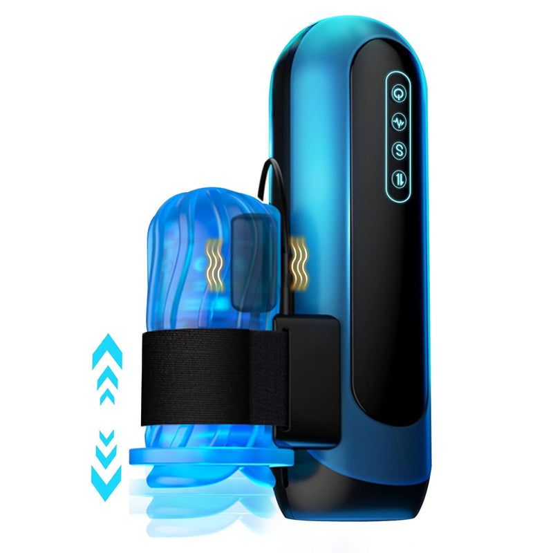 Sex Toys For Men Automatic Male Masturbator, Penis Pump With 7 Sucking & Roating & Licking Modes Fully Waterproof Blowjob Sex Toy For Men Pocket Pussy, Adult Male Sex Toy For Men