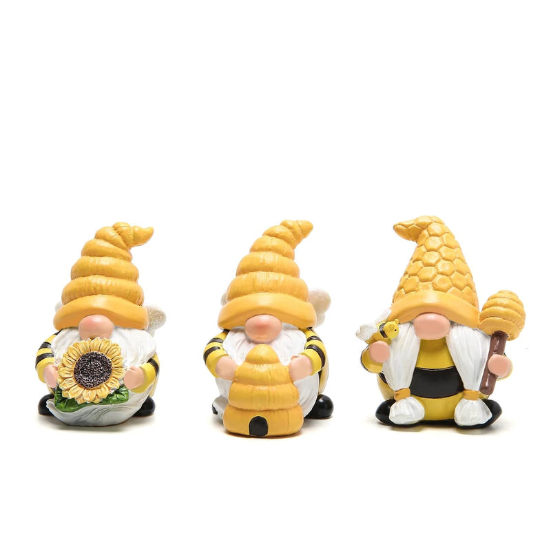 3 Pcs Bumble Bee Spring Gnome Decorations Honey Bee Gnomes Ornaments World Bee