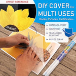 Clear Adhesive Contact Paper, 17.5 Inch x 5 FT for Book Covers & Crafts
