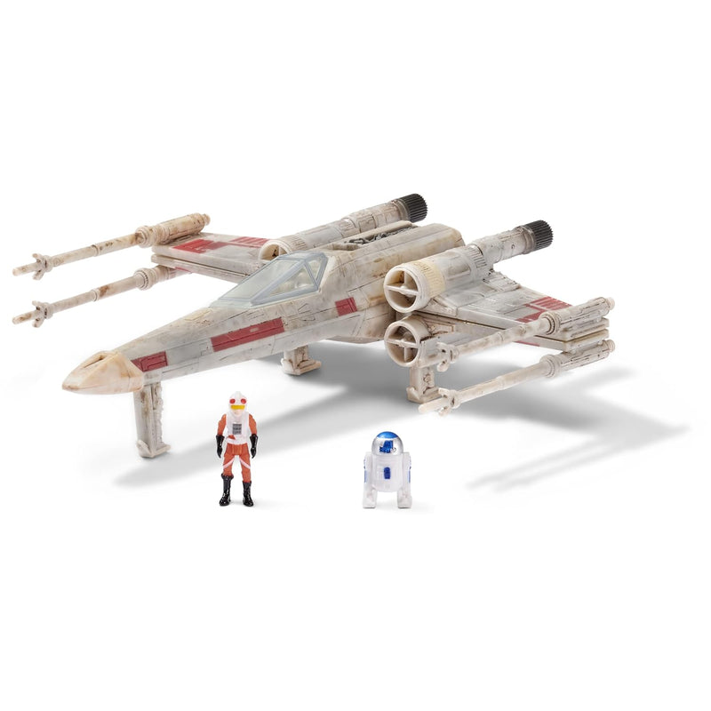 STAR WARS 5-Inch X-Wing Starfighter Vehicle with Luke Skywalker & R2-D2 Mic