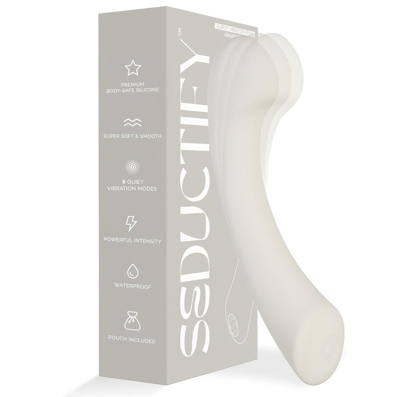 G-Spot Vibrator Dildo Adult Sex Toy For Women With 8 Vibrating Modes [G-Spot & Clitoral, Premium Silicone, Silent, Lightweight] - Vibrator Female Sex Toys - Waterproof, Discreet, Body-Safe