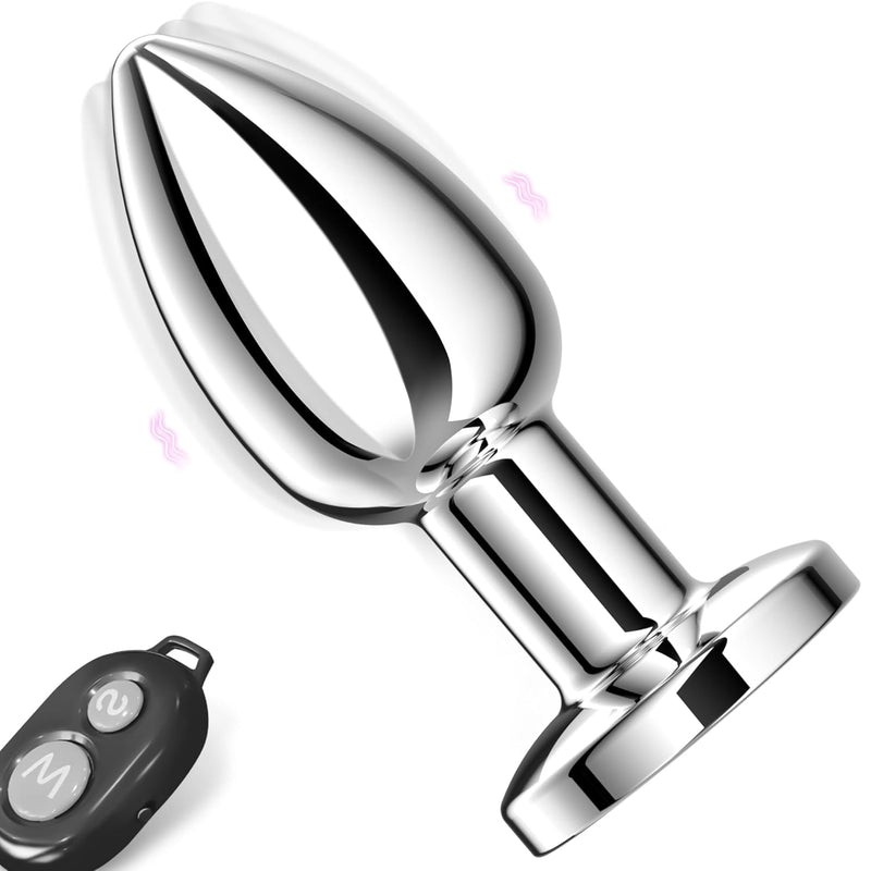 Adult Sex Toys Vibrating Butt Plug - Vibrating Anal Plug With 10 Vibrating Modes Remote Control Vibrator, Anal Plugs Sex Toy For Men Women Couples Waterproof Prostate Massager, Anal Beads G Spot Dildo