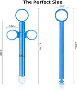 Lube Applicator Syringe, 6.5” Personal Lubricant Shooter with Silicone Cap