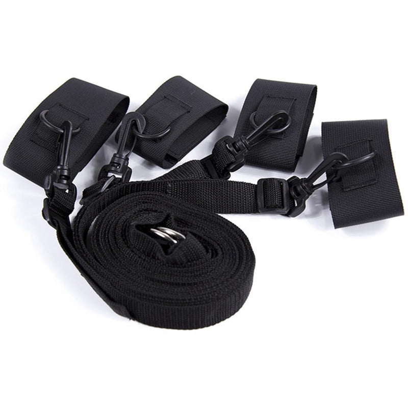 Sex Bondage Bdsm Kit,Sex Resistance Bands Bed,Sex Hand Cuff Bracelets,Bed Sex Ties For Ankles And Wrists,Restraints Set Sex Toys With Hand Cuffs Ankle Cuff Bondage, Suitable For Bed Restraints.