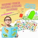 Dinosaur Diamond Art Sticker Kit for Kids, DIY Gem Craft Set with 4 Dinosaur Designs
