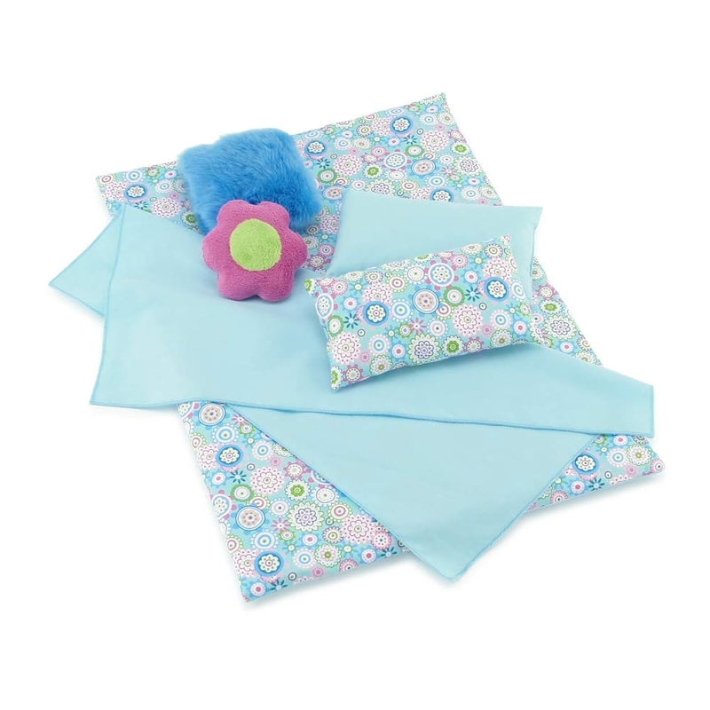 18 Inch Doll Bedding Accessories Set, Reversible Baby Doll Blankets And Acc