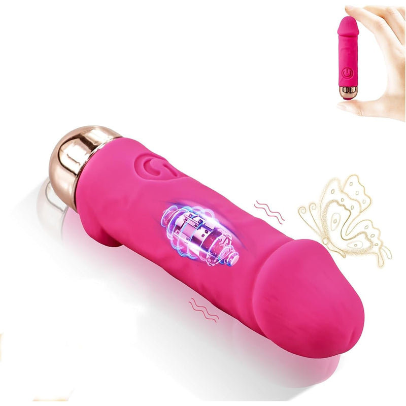 Mini Bullet Vibrators Adult Sex Toys For Woman - G Spot Dildo Vibrator For Female Clitoral Stimulation With 10 Vibrating Modes, Clit Clitoris Stimulator For Woman & Couple Sex Pleasure