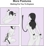 36-Piece Bondage Restraint Kit – Ultimate BDSM Set for Couples with Accessories