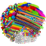 Mega Arts & Crafts Supplies Kit for Kids Ages 4-8, Preschool & Homeschool DIY Art Set