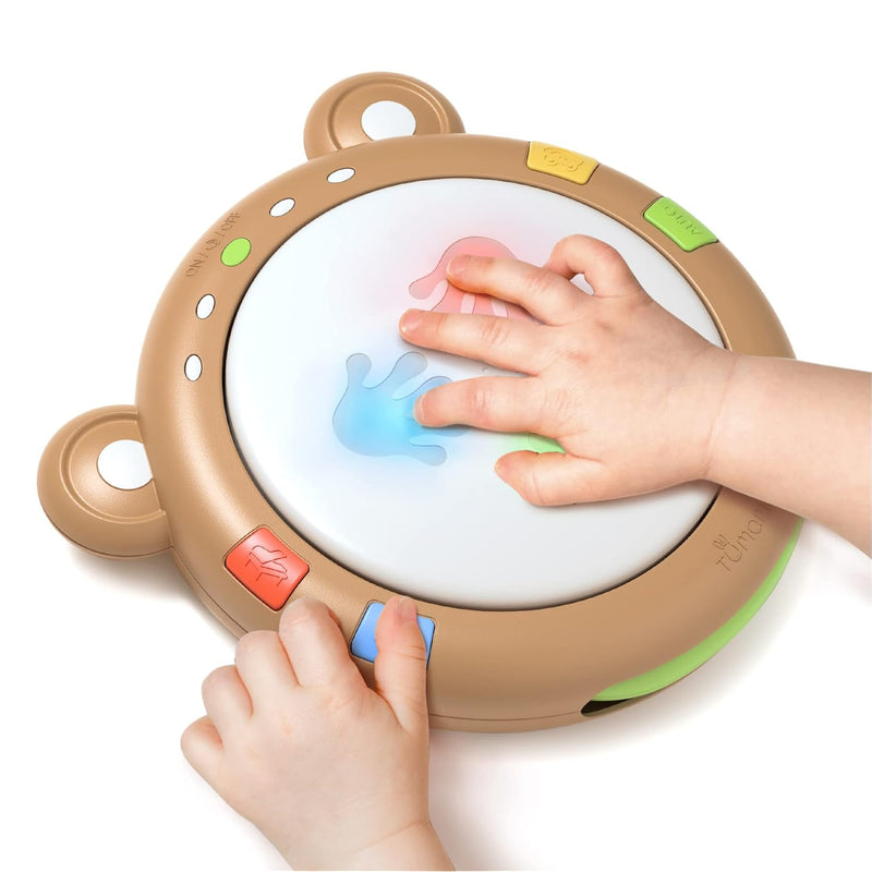 Baby Musical Electronic Toy With Lights & Sounds, Babies Light Up Drum Toys Fo
