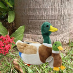 Mallard Duck Plush Daddy 13" With A Baby Duck Plushies, 2Pcs Mallard Duck Stuffed Animal
