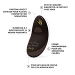 NEA 3 Mini Bullet Vibrator - 10 Settings, Discreet, Pitch Black