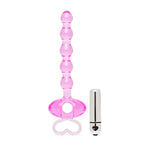 Vibrating Anal Beads Adult Sex Toy | 5.5 Inch Vibrating Butt Plug | Dildo Anal Toys Prostate Massager For Beginners | Waterproof Removeable Bullet Vibrator For Men, Women And Couples | Pink