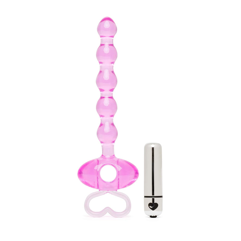 Vibrating Anal Beads Adult Sex Toy | 5.5 Inch Vibrating Butt Plug | Dildo Anal Toys Prostate Massager For Beginners | Waterproof Removeable Bullet Vibrator For Men, Women And Couples | Pink