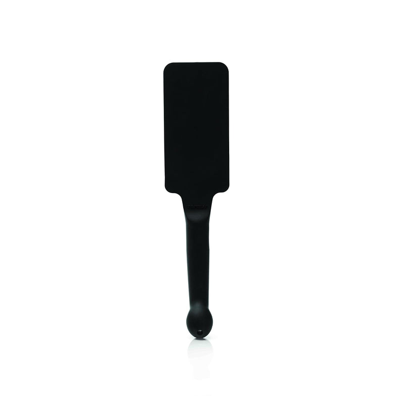 Ultra-Premium Silicone Plunge Paddle with Dildo for BDSM &amp; Foreplay, Satin Black
