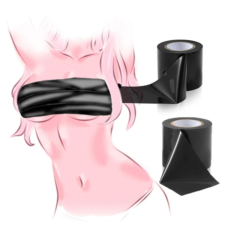 Bdsm Bondage Tape Adult Toys For Women, 26Feet Bondage Restraints Sex Tape Female Sex Toys, Pvc Electrostatic Tape Sex Restraints Bondage Gear & Accessories, Bdsm Toys Sex Rope Adult Sex Toys For Men