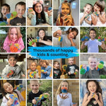 Stringy Balls & Sensory Toys For Kids 8 Pack - Stocking Stuffers For Kids Ages 4 5 6 7 8 + Year Old Gift Ideas - Best Birthday Toddler Gifts For Boys & Girls - Monkey Pom Balls Fidget Toys Stress Ball