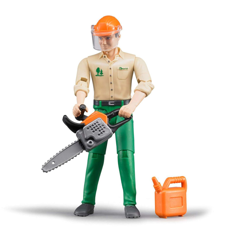 Bruder Toys Logging Man with Accessories