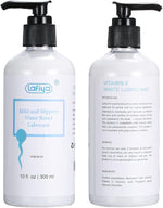 Water-Based Lubricant with Vitamin E - Creamy, Long-Lasting, Non-Sticky, 10 oz