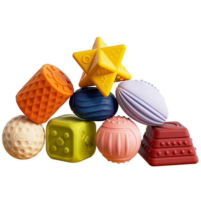 Baby Sensory Ball Set,Soft Textured Squeeze Balls Montessori Toys Easter Eg