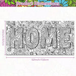 Giant Mandala Coloring Posters 50" x 25" Jumbo Welcome Mandala Coloring Posters for Kids