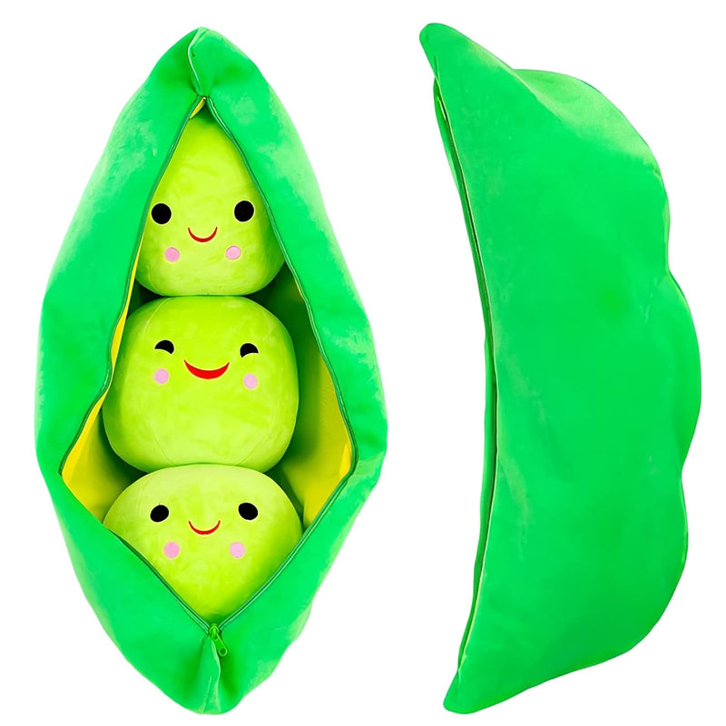 Giant Peas In A Pod Plush Toy Pea Pod Pillow Cute Pea Stuffed Toys Plant Do