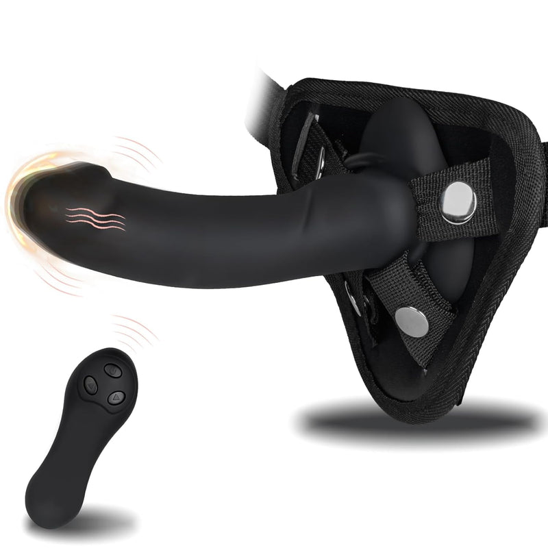 Strap On Dildo Adult Toys - Remote Control Wearable Vibrator Silicone Dildo Womens Sex Toys With 10 Vibration Modes, Detachable Suction Cup Dildo Strap On Harness Sex Toys For Women Lesbian Couple