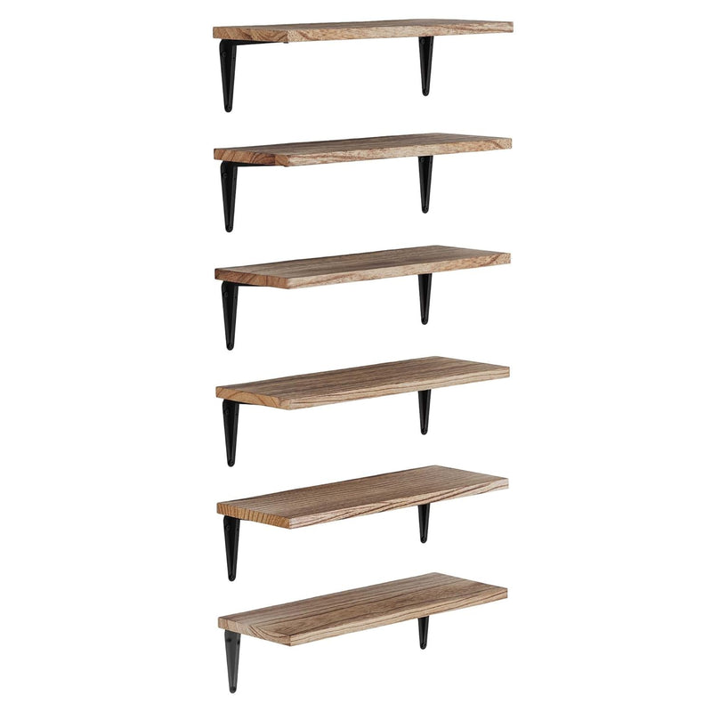 Arras Floating Shelves For Wall, 17"X6" Wall Bookshelves & Storage Shelves Liv