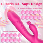 Paddles Whips Ticklers Crops G Spot Vibrator - Clitoral G Spot Anal Sex Toys Stimulator Dildos, Adult Toys With 10 Vibrating Thrusting Modes, Adult Sex Toy For Women Couple Edible Sensual Delights