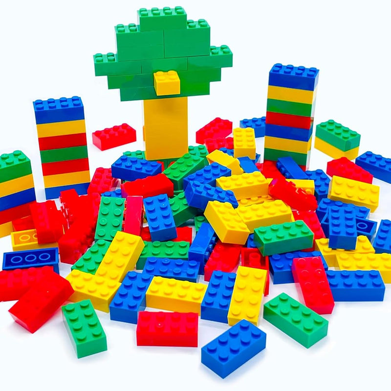 120Pieces Classic Building Bricks Blocks Toy Set 2X4 Moc Building Basic Bri