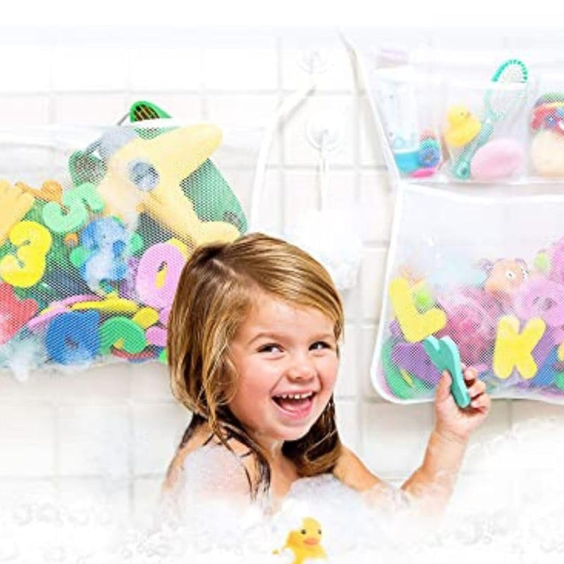 Original Bath Toy Storage (2 Pack) For Baby Bath Toys, Hanging Bath Toy Holder