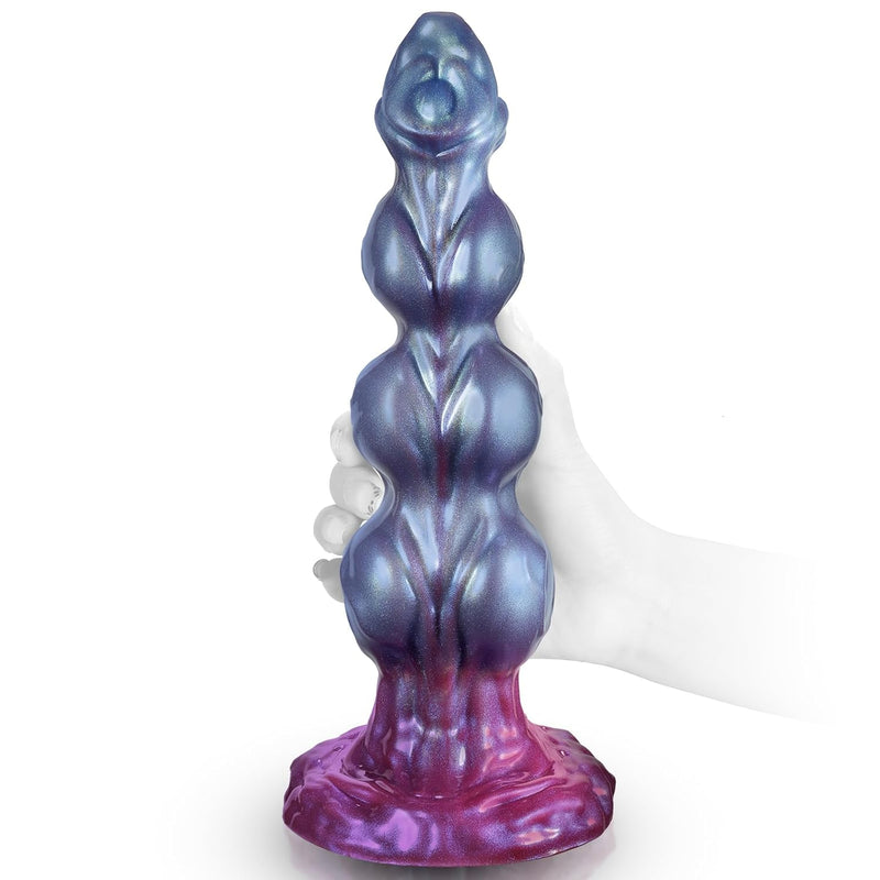10" Huge Monster Dildo With 2.7" Diameter & 3 Knots Soft Silicone Knotted Horse Dildo, Thick Dog Knot G-Spot Dildo With Suction Cup, Big Dragon Anal Sex Toy, Adult Sex Toys & Games For Men, Women, Gay