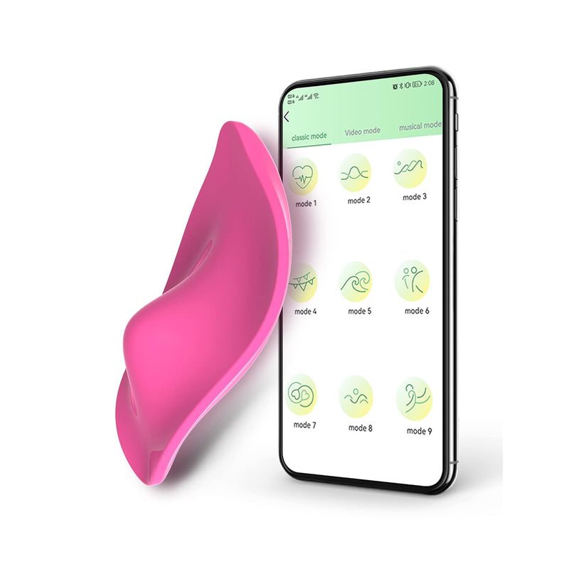 Wearable Vibrator Vibrating Panties With App Control, Silicone Clitoral Vagina Stimulator Clit Nipple Teaser Adult Sex Toy With 12 Vibration For Women Couple Beginners Advancer Red