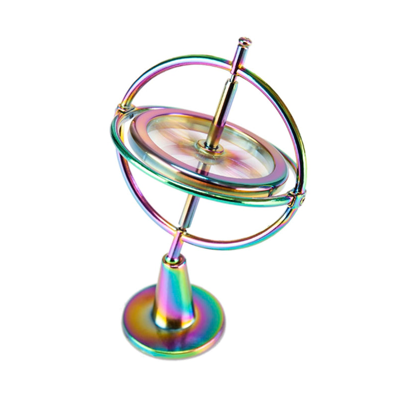 Gyroscope Toy Metal Anti Gravity Rotating Desk Gyroscope Flying Motion Bala