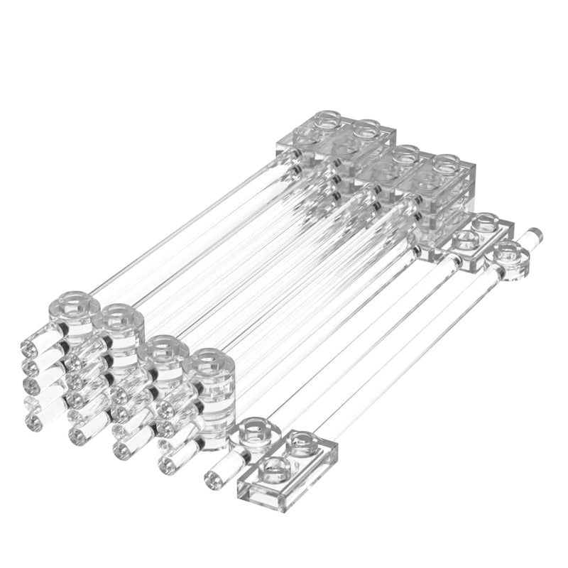 Gobricks Gds 1327 Bar 1 X 12 With 1 X 2 Plate End With Hollow Studs And 1 X