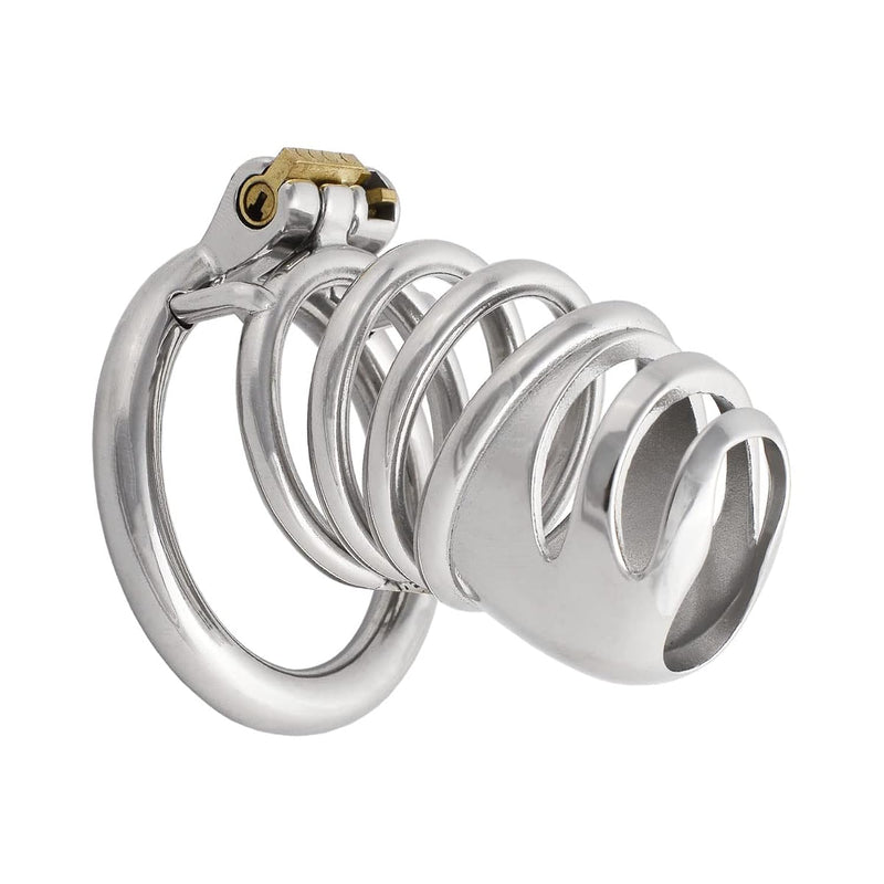 Male'S Stainless Steel Chasity Cages Device Trainer Kit For Adult Game