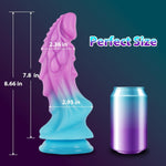 Realistic Monster Dildo: 8.66 Inch Big Huge Anal Dildo Strong Suction