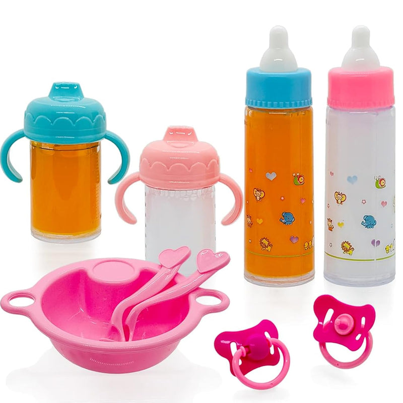Baby Doll Bottle Accessories Toys Baby Doll Magic Bottles Playset Disappear