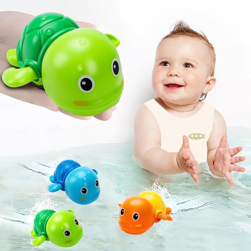 Bath Toys, Cute Swimming Turtle Baby Bath Toys For Toddler 1 3, Water Pool