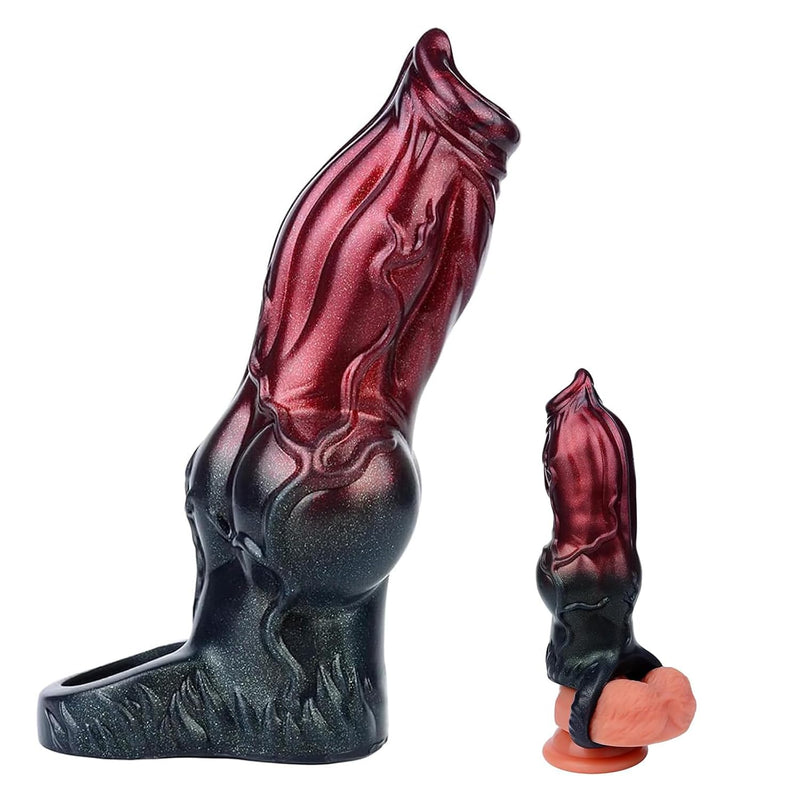 Knot Penis Sleeve Cock Sleeve With Penis Ring,Reusable Penis Extender Enhance Male Endurance,Male Sex Toys Elastic Ultra-Soft Silicone Penis Pump To Enlarge Prolong For Men & Couples