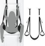 Adjustable Door Sex Swing with Seat – Bondage Love Sling for Couples, Supports 300 lbs