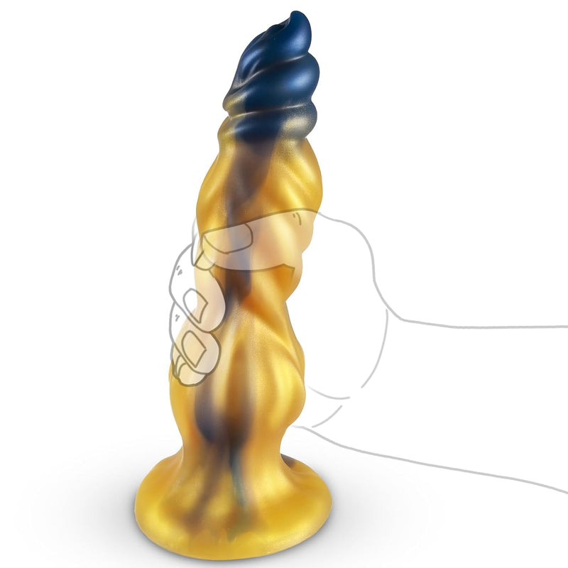 7.2" Dog Dildo Fantasy Knot Dildo, Monster Dildo Alien Dildo Thick Dildo With Strong Suction Cup, Knotted Dildo Silicone Animal Dildo For Women, Huge Anal Dildos For Men, Adult Sex Toys For Couples